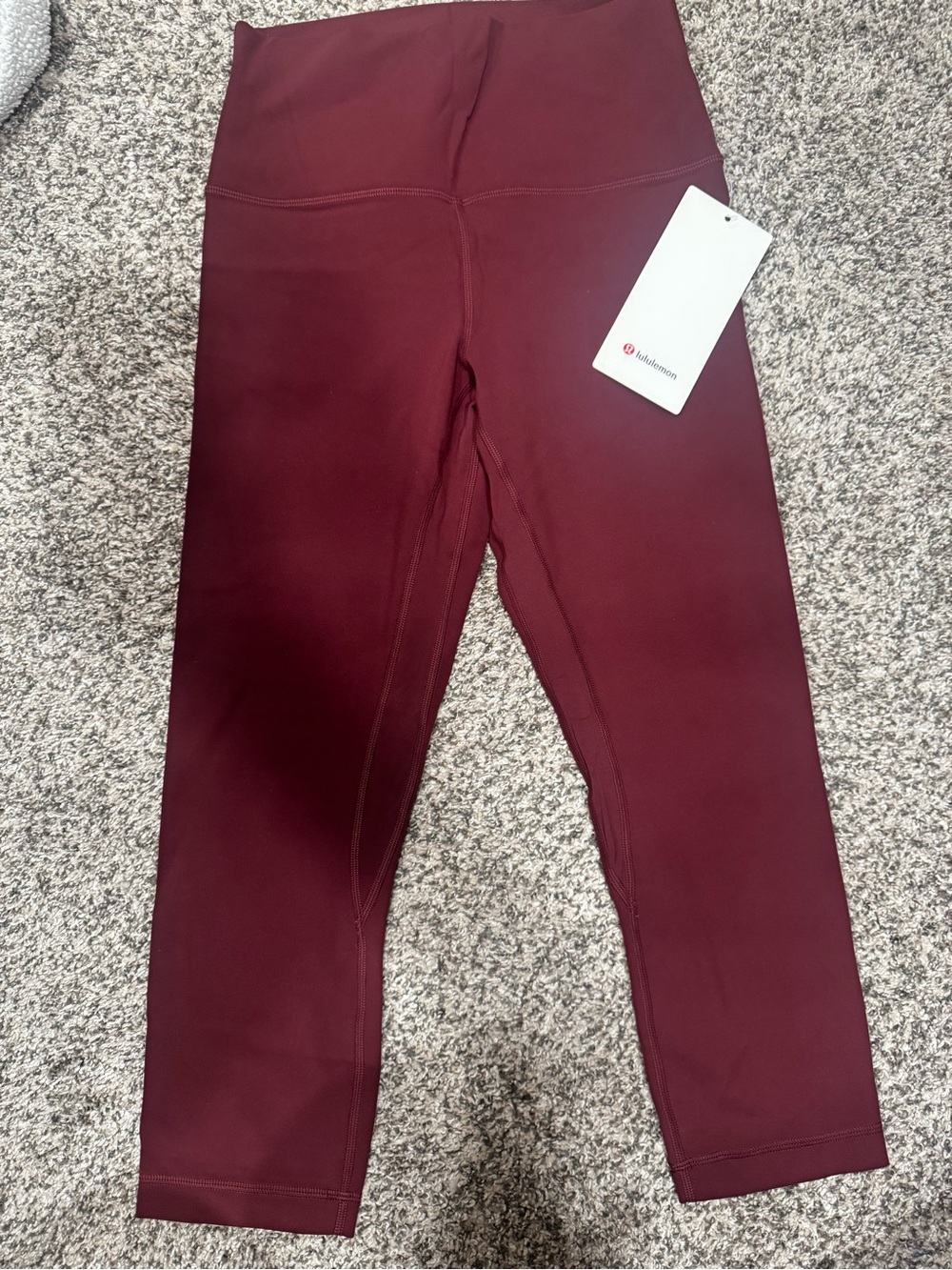 lululemon athletica Kids Burgundy High-Waist Leggings